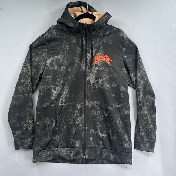 Nike Training Therma-FIT Story Pack Full-Zip Hoodie Large Acid Wash Print Fleece - Picture 1 of 16